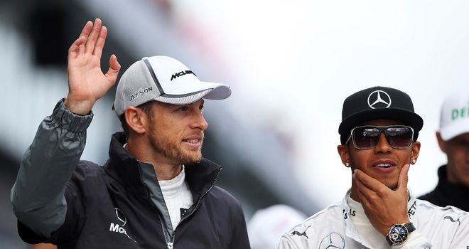 In press conference line-up: Jenson Button and Lewis Hamilton