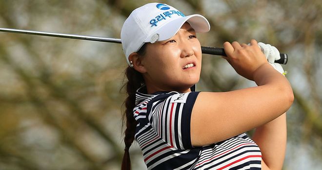 Mirim Lee en route to an opening 64 in Arizona