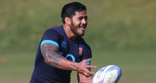 Manu Tuilagi will be on the England bench in Rome on Saturday