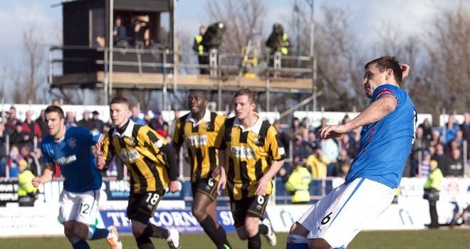 Lee McCulloch: Slots home the winner from the penalty spot