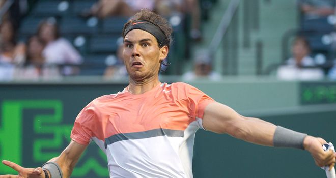 Rafael Nadal: Through to the semi-finals in Miami after overcoming Milos Raonic