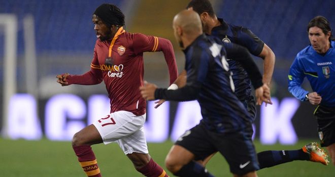 Gervinho looks for a way through