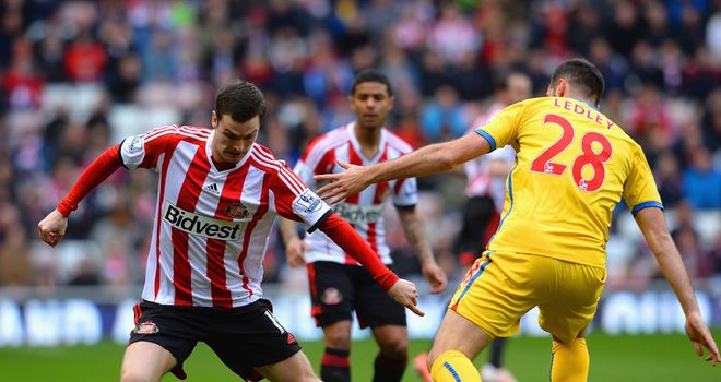 Adam Johnson: Could not find a way past Palace