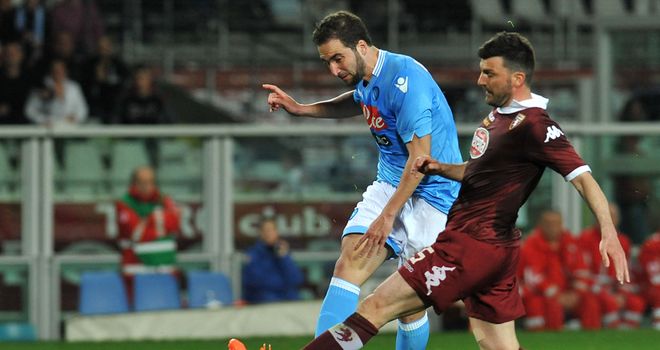 Gonzalo Higuain fires in the controversial winner