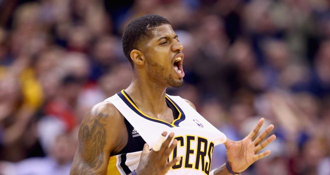 Paul George: Top-scored for the Pacers with 23 points