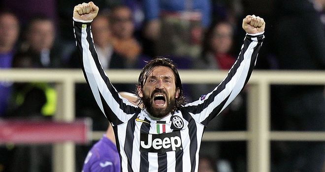 Andrea Pirlo: Scored twice over the two legs