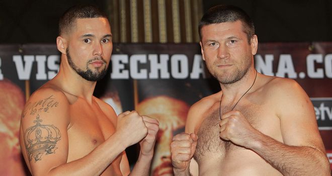 Tony Bellew: 3lb under the cruiserweight limit in Liverpool (Pic Lawrence Lustig)