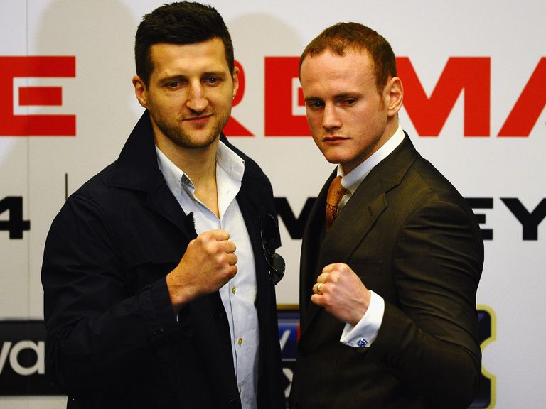 Groves (r) and Froch meet again later this month