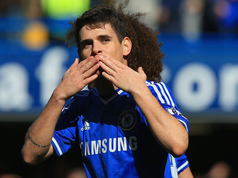 Oscar: Enjoying his time at Stamford Bridge