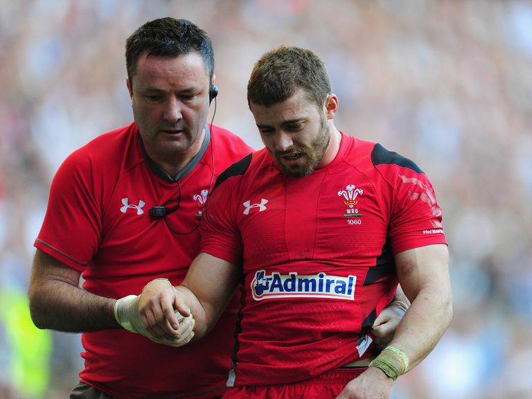 Leigh Halfpenny: Suffered a dislocated shoulder