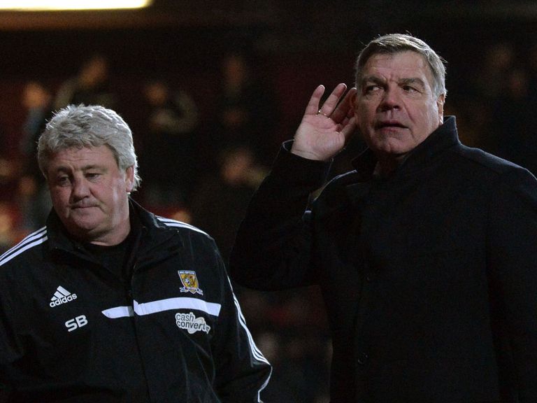Allardyce was unhappy with the crowd's reaction
