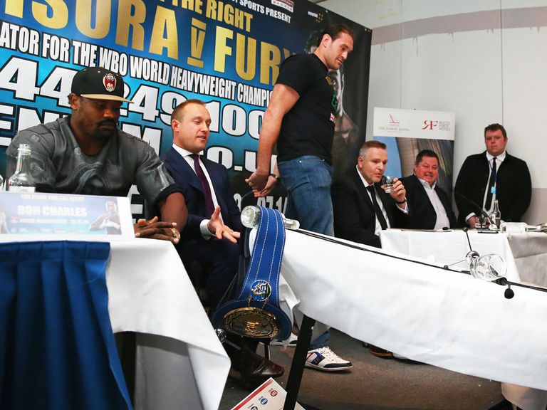 Tyson Fury makes his statement
