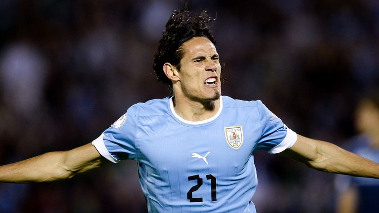 Edison Cavani: Pivotal in Uruguay win