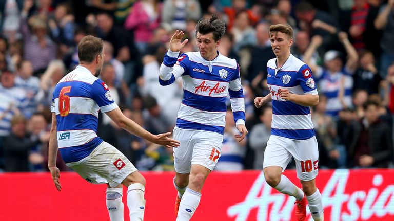 Joey Barton (c): Celebrates his opening goal