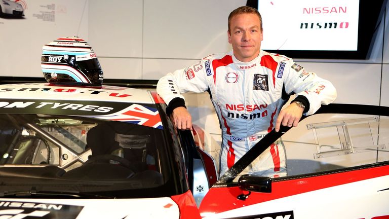 Chris Hoy: Hoping to make his mark in the British GT Championship