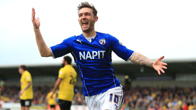 Jay O'Shea: Celebrates scoring his first goal