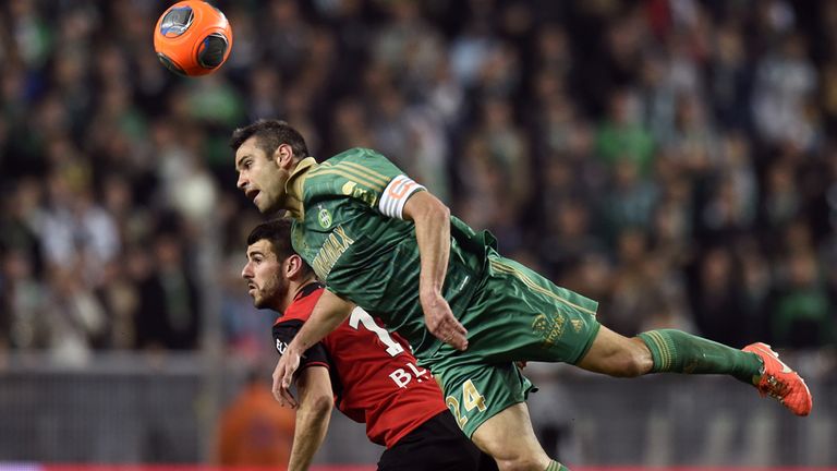 Loic Perrin makes a spectacular clearance