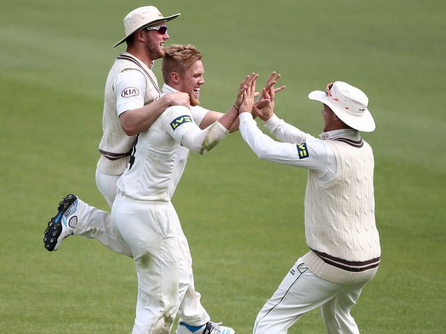 Matthew Dunn: Helped Surrey claim victory