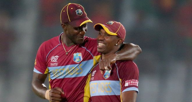 Darren Sammy and Dwayne Bravo: In good spirits in Bangladesh