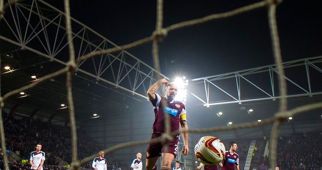 Jamie Hamill: Some rare joy for troubled Hearts with a late penalty