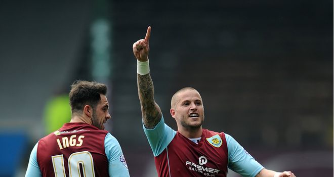 Michael Kightly: Scored again for Burnley