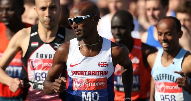 Mo Farah: The Briton finished down in eighth place after a disappointing run