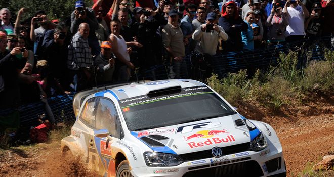 Sebastien Ogier: Early leader at Rally of Porrtugal
