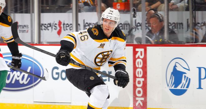 David Krejci: Scored twice for the Boston Bruins on Saturday