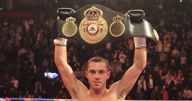 Scott Quigg celebrates another quick victory in Manchester