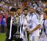 Real Madrid party with their 19th Copa del Rey trophy