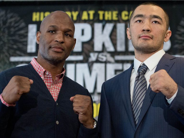 Bernard Hopkins (l): Takes on Beibut Shumenov this weekend
