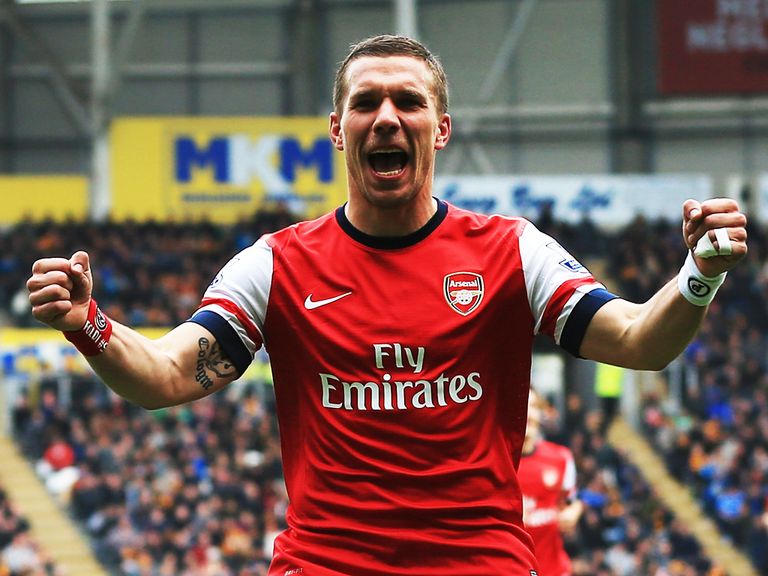 Podolski has been liked with moves to Italy, Germany and Turkey.