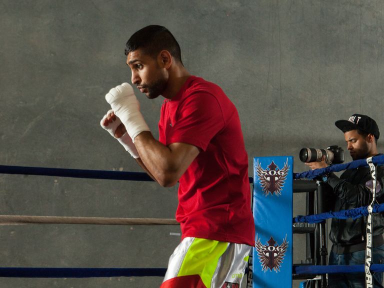 Amir Khan: Preparing for his fight with Luis Collazo