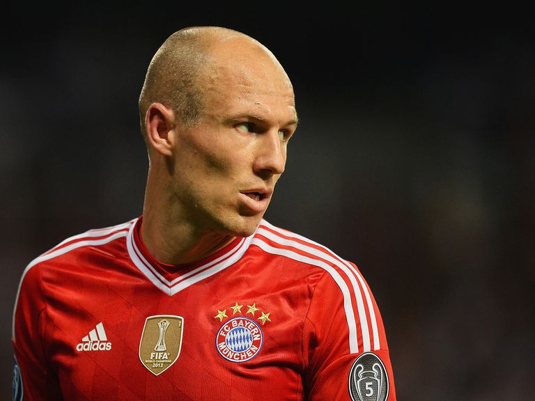 Robben: Upbeat ahead of the second leg against Real Madrid