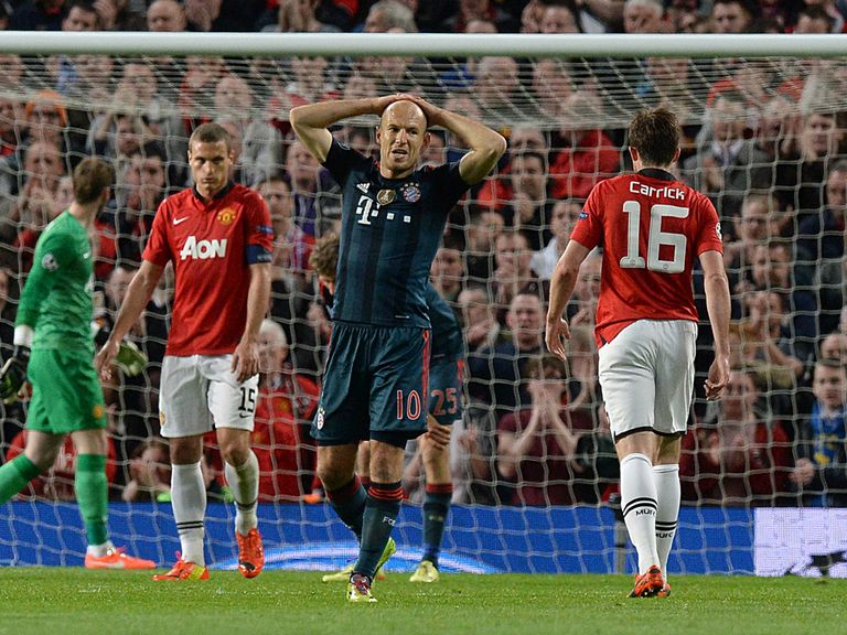 Arjen Robben: Not impressed with United's approach