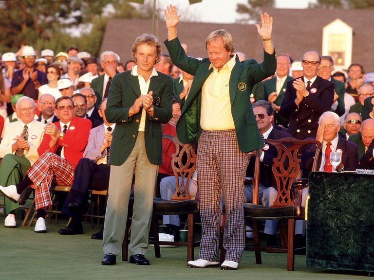 Jack Nicklaus won his sixth green jacket in 1986