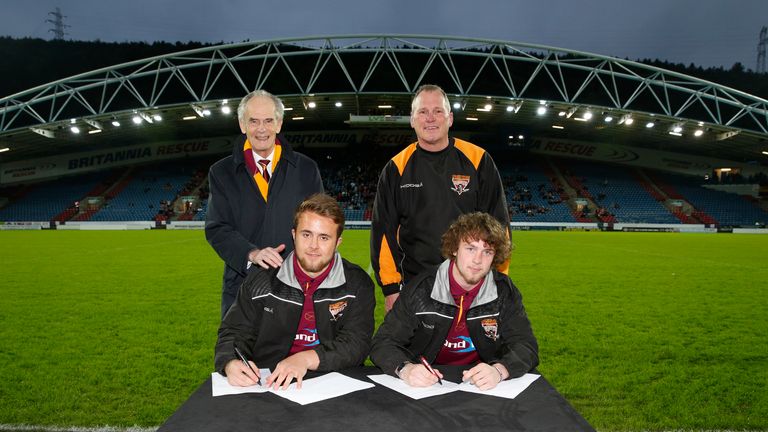 Youngster Liam Johnson and Tyler Dickinson sign professional contracts
