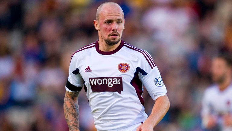 Jamie Hamill: The Hearts defender has received a four-match ban