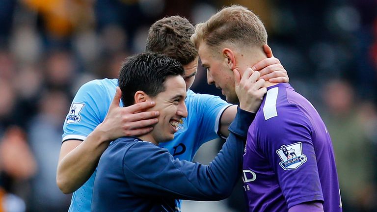 Samir Nasri, Edin Dzeko and Joe Hart: New deal on the cards for trio
