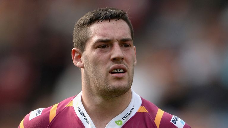 Joe Wardle: the first of their six tries before the break
