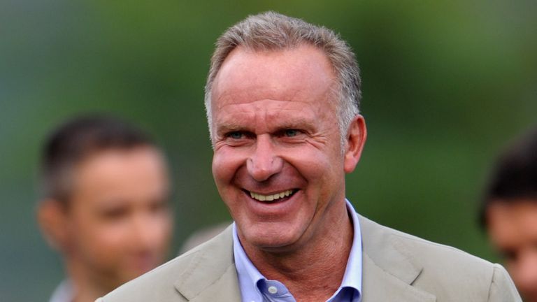 Bayern Munich chief executive Karl-Heinz Rummenigge