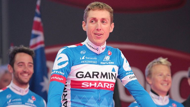 Dan Martin had been all smiles at the Giro d'Italia team presentation on Thursday