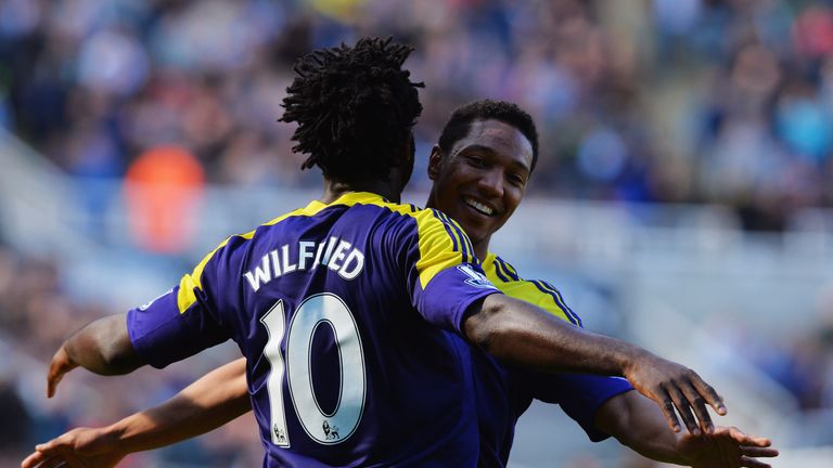 Wilfried Bony and Jonathan De Guzman: Both looking to stay at Swansea