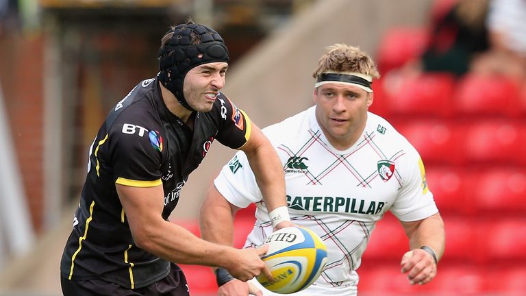 James McKinney (left): Ulster fly-half kicked 14 points