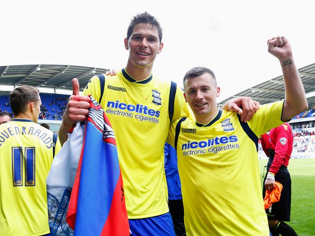 Paul Caddis celebrates his dramatic equaliser