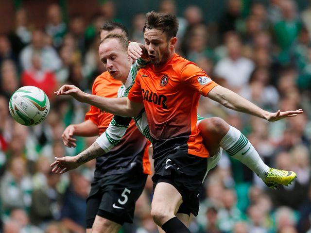 Leigh Griffiths can't find any space