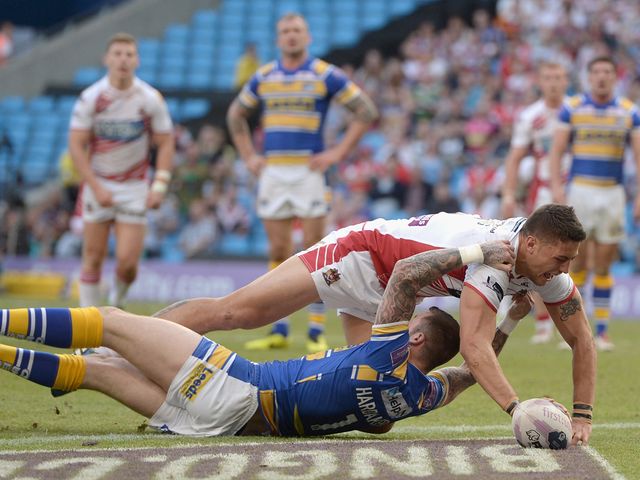 Gelling: Hat-trick for the Wigan Warriors