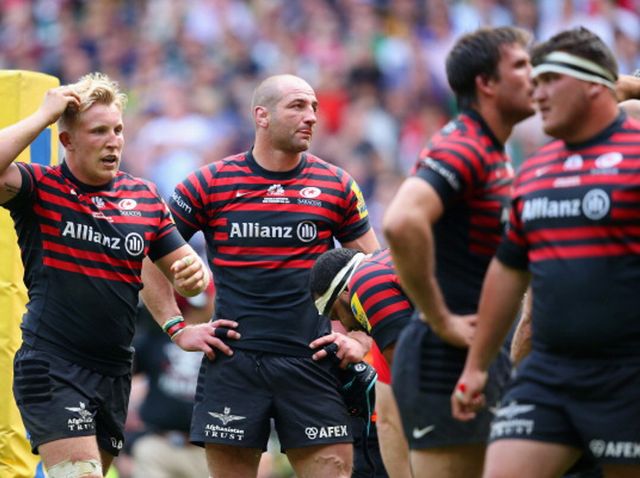 Saracens show their frustration
