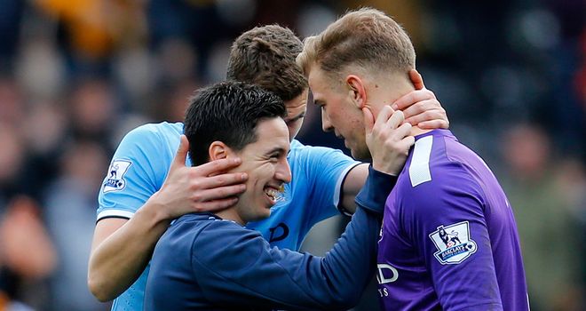 Samir Nasri, Edin Dzeko and Joe Hart: New deal on the cards for trio
