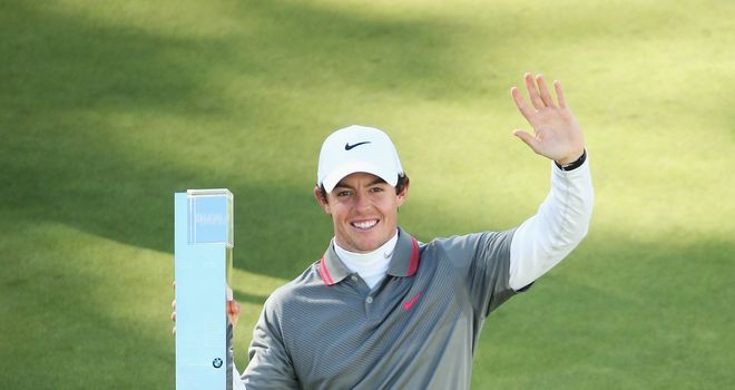 Rory McIlroy: came home in five-under 32 at Wentworth
